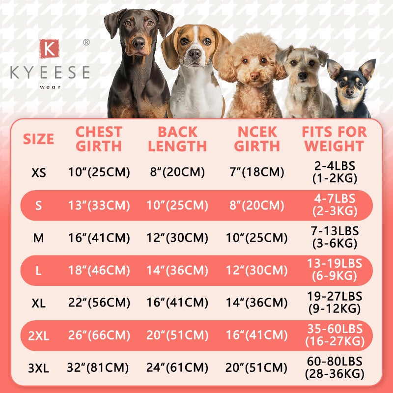 KYEESE Dog Sweater Stretchy Soft Pullover Dog Sweaters for Medium Dogs Girl Thick Pet Coat for Fall Winter Cold Weather Warm Turtleneck Medium Dogs Sweater - Image 2